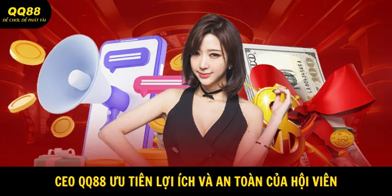 CEO Triệu Như Ý - Nữ Lãnh Đạo Của Nhà Cái QQ88 2 CEO QQ88 ưu tiên lợi ích và an toàn của hội viên