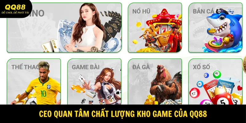 CEO Triệu Như Ý - Nữ Lãnh Đạo Của Nhà Cái QQ88 3 CEO quan tâm chất lượng kho game của QQ88